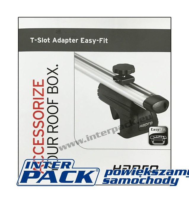 Profilo a T EF (scanalature) - adattatore per travi con scanalatura a T - Inter Pack Carver, Zenith