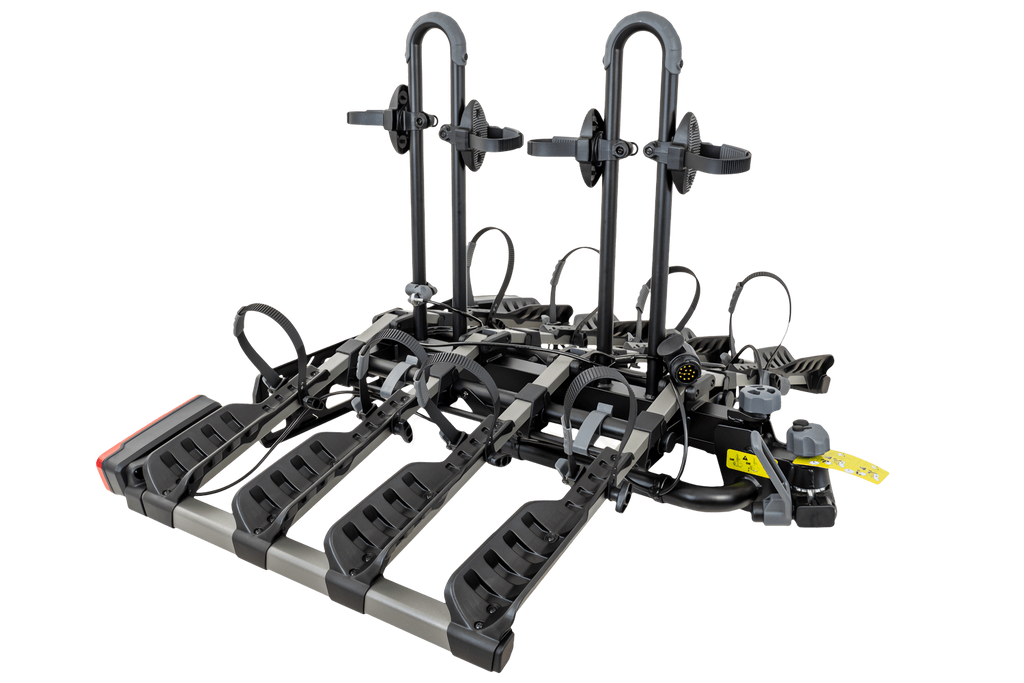 Inter Pack New Spider 4 - portabici da gancio traino per 4 biciclette