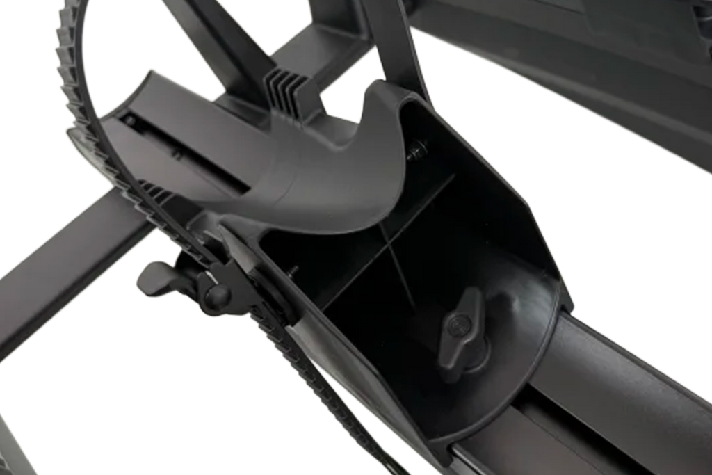Inter Pack Velox 3 LED - portabici pieghevole da gancio di traino per 3 biciclette con luci a LED