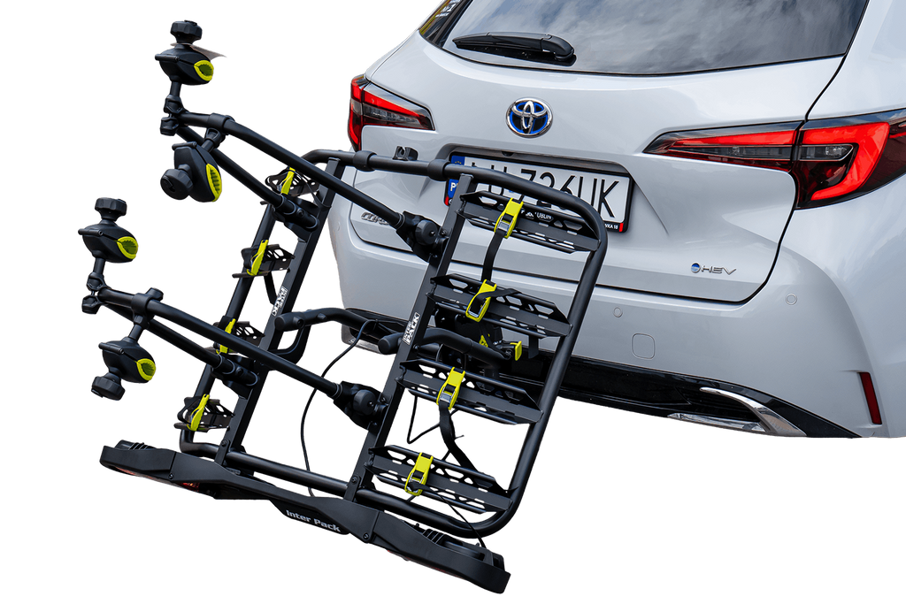 Portabici da gancio traino Inter Pack Quattro a 13 pin