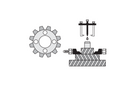 Set di estrattori e separatori YATO YT-06412, 14 pezzi