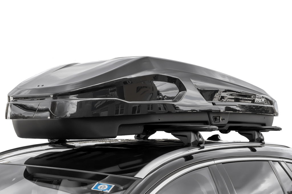 Box da tetto Inter Pack Monsun PRO L, nero metallizzato