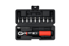 Set di chiavi dinamometriche YATO da 1/4" 5–25 Nm, 11 pezzi