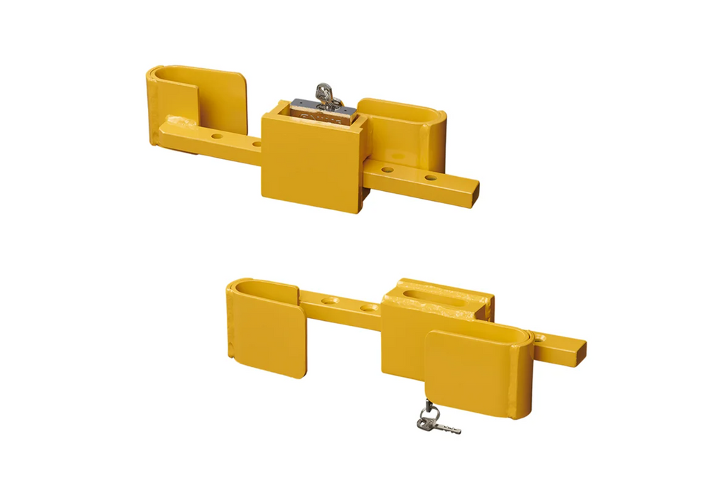 Serratura antifurto regolabile ProPlus 381341V01 per rimorchio portacontainer, da 23 a 42 cm.