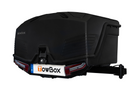 Towbox Camper Alpha LED nero (corto) - box portabagagli da gancio di traino
