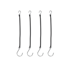 Set di quattro cavi di sicurezza con ganci ProPlus 342130S, lunghezza 285 mm