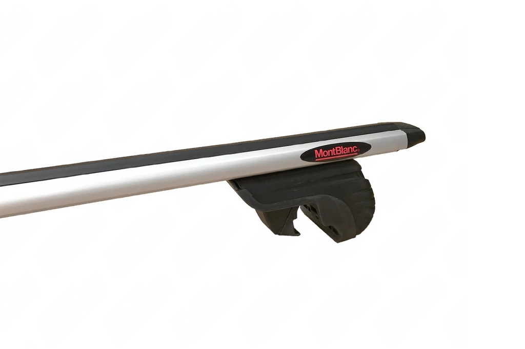 Portapacchi da tetto in alluminio Mont Blanc AMC 5400 AERO per barre longitudinali tradizionali