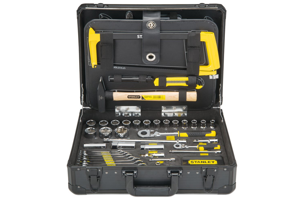 Kit di servizio STANLEY STMT98109-1, valigetta portautensili, 142 pezzi