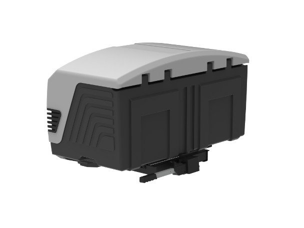 Towbox V3 Grey LED Edition - box portabagagli da gancio di traino
