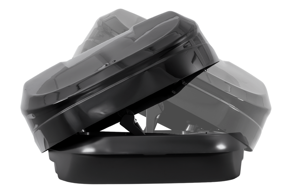 Box da tetto Inter Pack Monsun PRO L, nero metallizzato