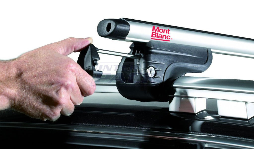 Portapacchi da tetto in alluminio Mont Blanc AMC 5400-A43 per barre longitudinali tradizionali