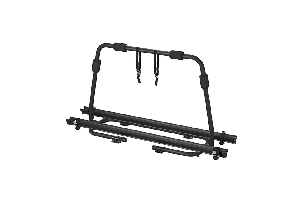 Portabici da gancio traino ProPlus 330242BL per 2 biciclette, portata massima 40 kg.