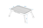Pedana pieghevole per rimorchio ProPlus 360827, portata 150 kg.