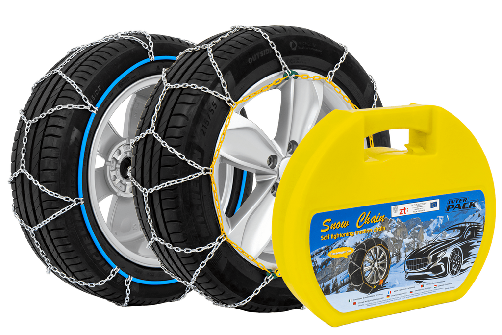 Catene da neve Inter Pack KNS 130 - 9 mm con dispositivo di autotensionamento
