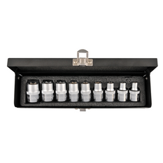 Set di chiavi a bussola Torx YATO YT-0521, 9 pezzi, da E10 a E24.