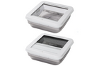 ProPlus 610905V01 Finestra di ventilazione per tetto camper con illuminazione a LED 400x400mm