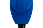 Spina angolata MANTES 2P+E CEE con presa aggiuntiva 16A 230V