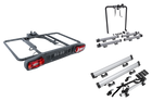 Piattaforma di traino Inter Pack Re-Cargo + adattatore per il trasporto di 3 biciclette