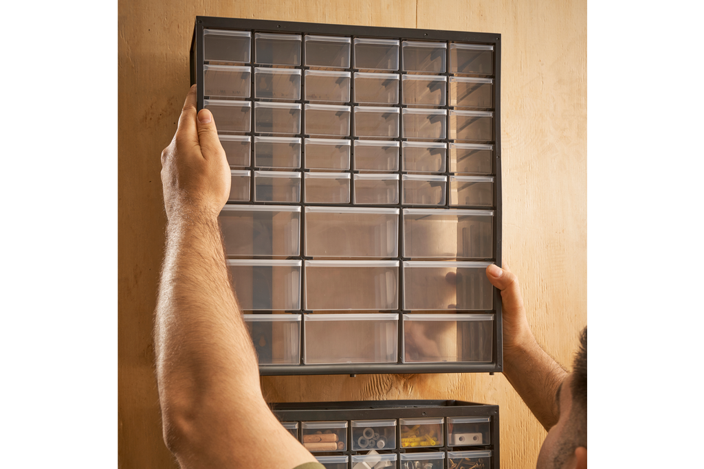 Organizzatore per officina con 39 cassetti, mobiletto STANLEY in OPP, 367x435 mm