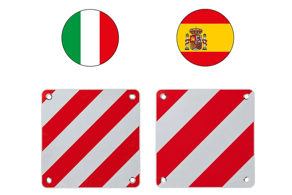Cartello di segnalazione posteriore ProPlus 361234V01, bifacciale, 50x50 cm