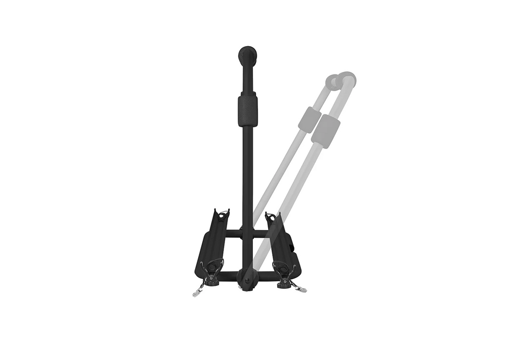 Portabici da gancio traino ProPlus 330242BL per 2 biciclette, portata massima 40 kg.