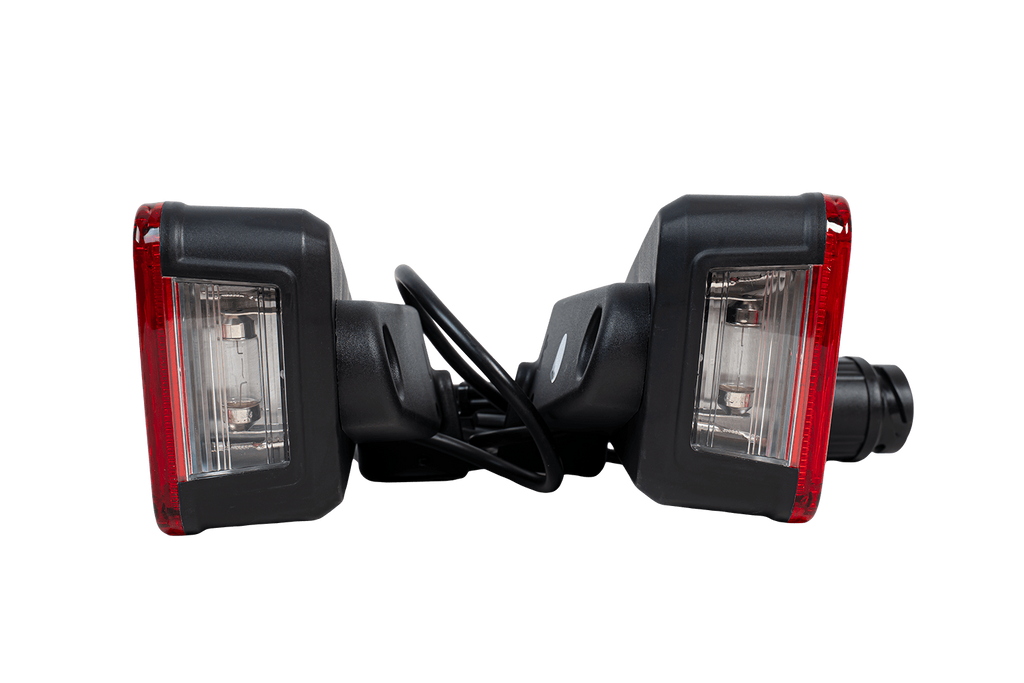Luci a piattaforma per bicicletta Inter Pack New Spider con cablaggio