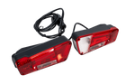 Luci a piattaforma per bicicletta Inter Pack New Spider con cablaggio
