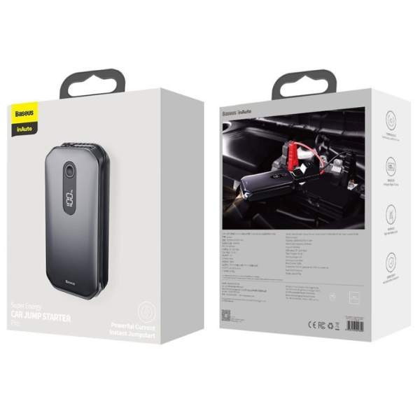 Power bank BASEUS Super Energy Pro da 12000 mAh con funzione di avviamento a 12 V