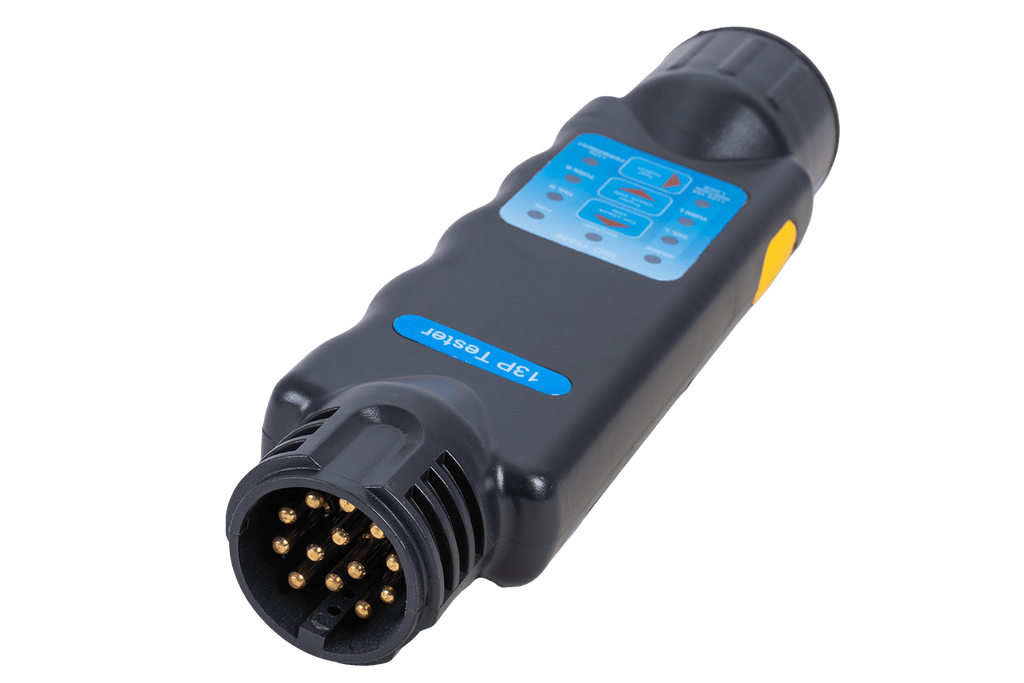 Tester per prese di corrente per rimorchi a 13 pin