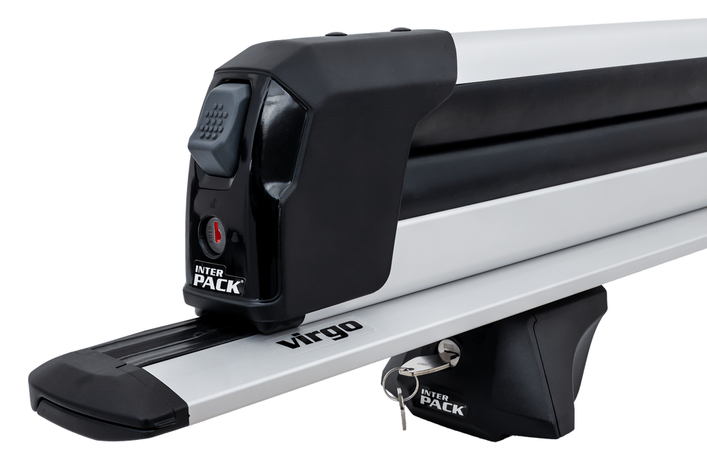 Inter Pack Frostline 4 - porta sci in alluminio per 4 paia di sci o 2 snowboard