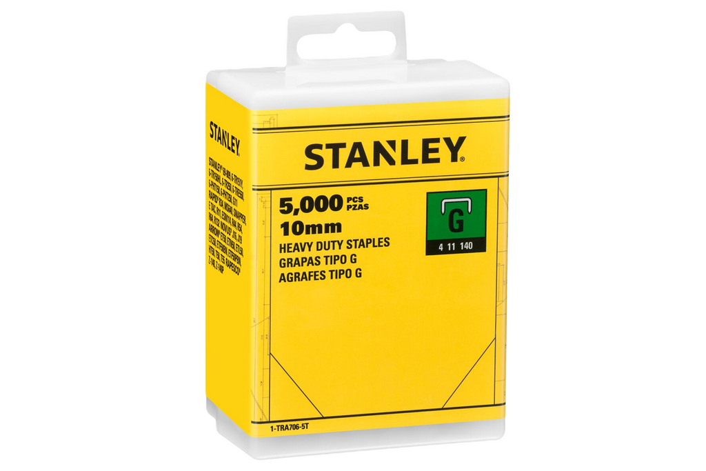 Punti metallici STANLEY 1-TRA706-5T Tipo G 4/11/140 10mm 5000 pezzi