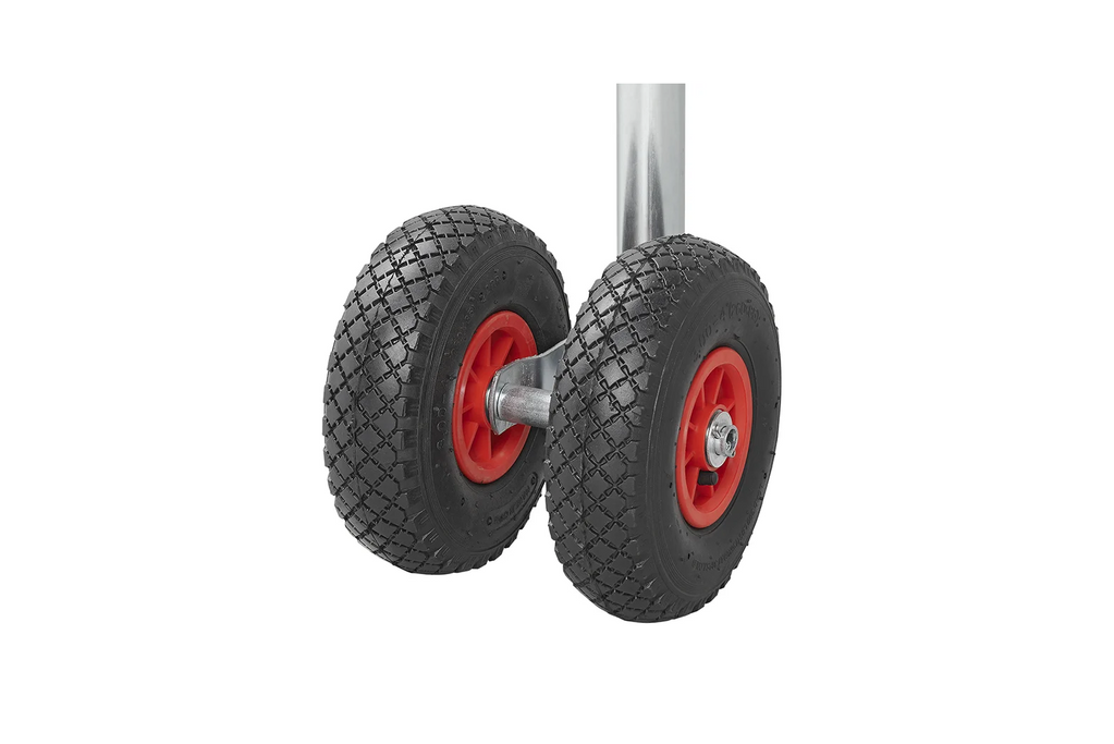 Ruota di supporto pneumatica ProPlus 341508, portata 300 kg, diametro 48 mm, altezza 660-870 mm.