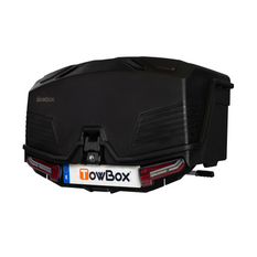 Towbox Alpha urban nero - box portabagagli da gancio di traino