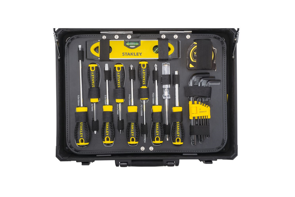 Kit di servizio STANLEY STMT98109-1, valigetta portautensili, 142 pezzi