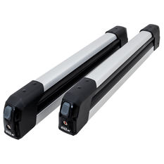 Inter Pack Frostline 4 - porta sci in alluminio per 4 paia di sci o 2 snowboard
