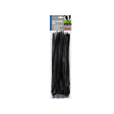 Fascette per cavi LAMPA 70038, nere, 30 cm, 100 pezzi.