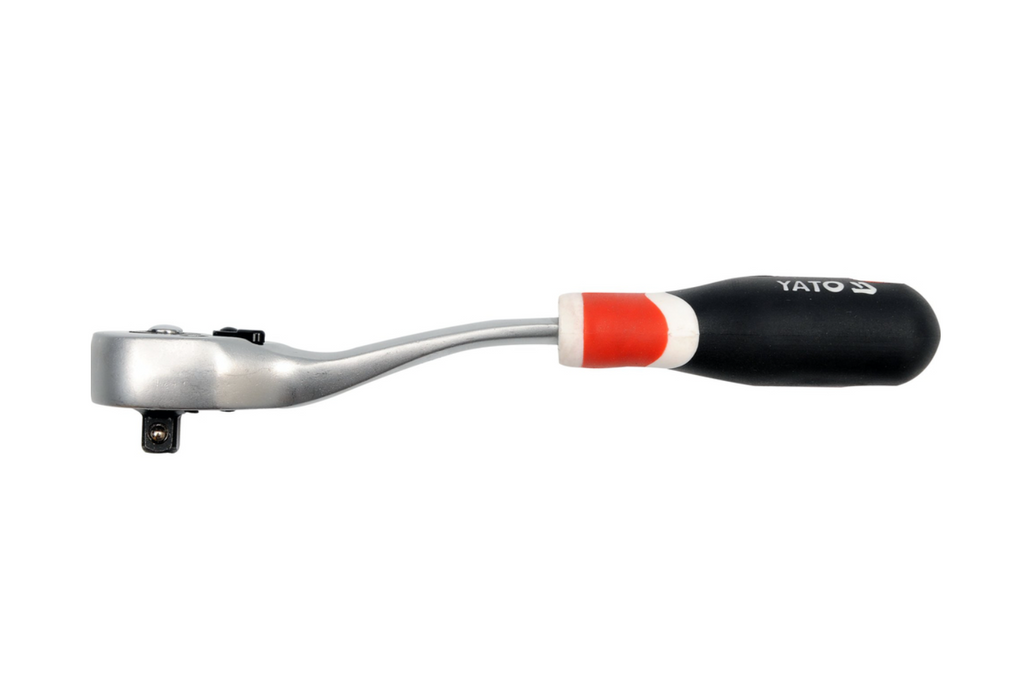Cricchetto curvo YATO YT-0730 da 1/4", lunghezza 155 mm