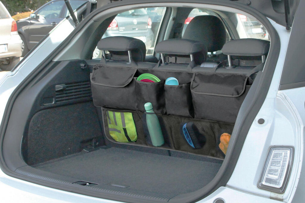 Organizzatore per auto LAMP Multi-Pocket DeLuxe per bagagliaio e schienale del sedile, 88x46 cm