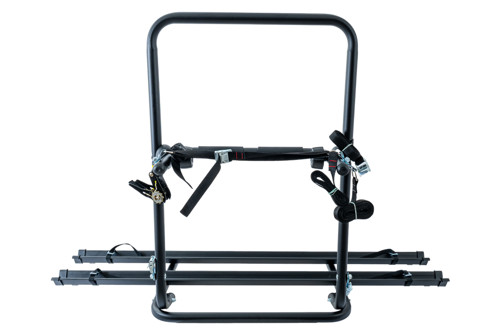 Portabici per ruota di scorta Peruzzo Brennero 4x4 - Portabici per 2 biciclette con binari (nero)
