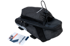 PROFEX 82318 Borsa sottosella lunga nera Lux con tasca portaborraccia