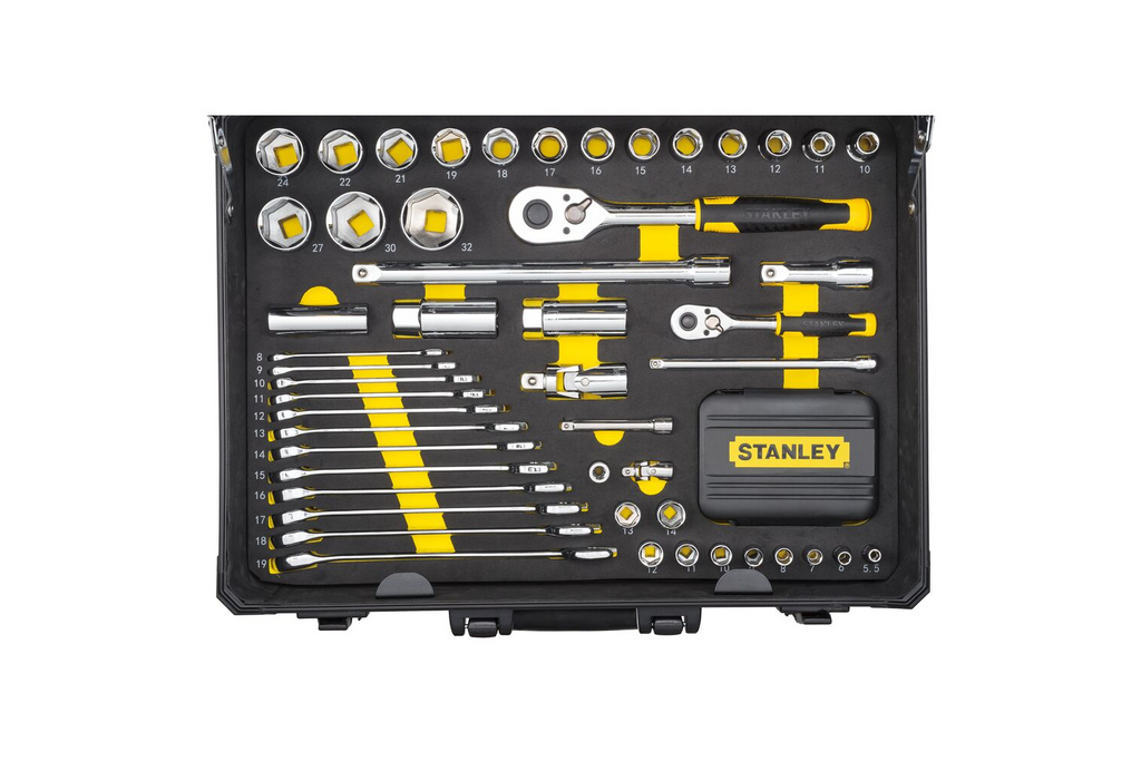 Kit di servizio STANLEY STMT98109-1, valigetta portautensili, 142 pezzi
