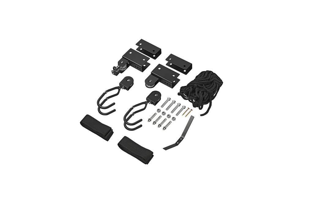 ProPlus 730915V01 gancio da soffitto per bicicletta, kayak e scaletta, portata 57 kg