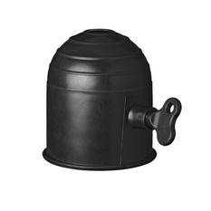 ProPlus 344162 Copertura per sfera di traino nera con serratura