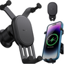 Supporto per telefono da auto BASEUS stabile e a gravità con ricarica wireless Qi da 15 W per la bocchetta dell'aria
