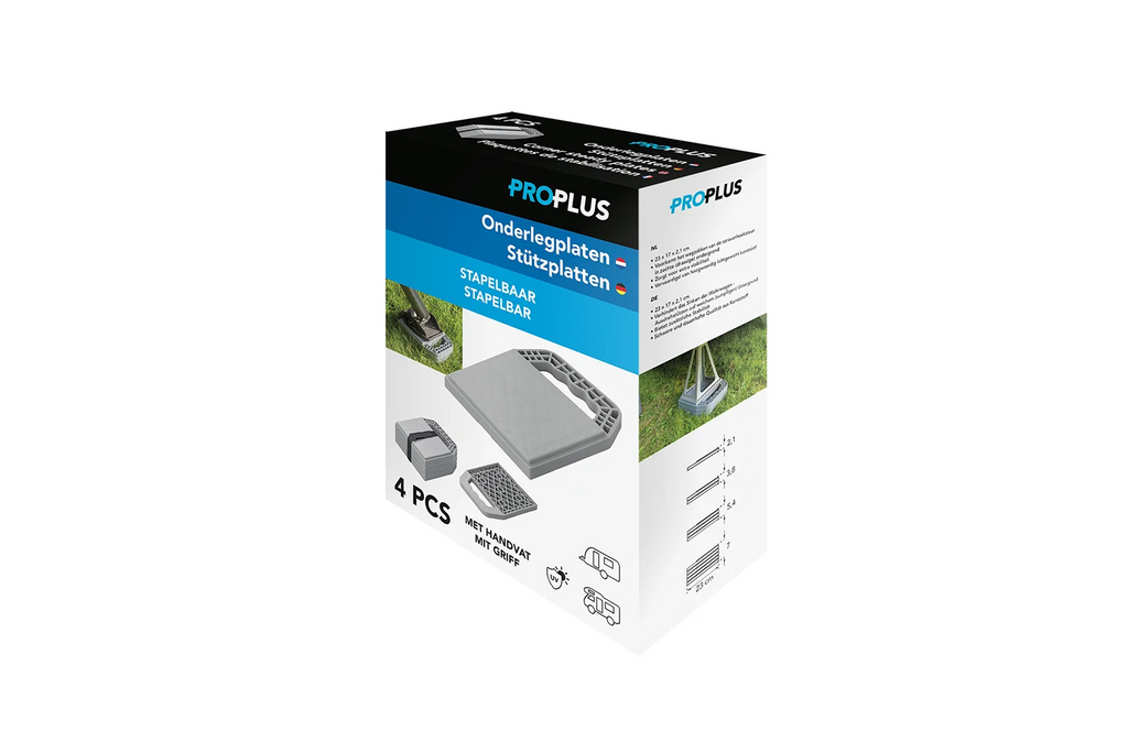 Set di quattro cuscinetti di supporto stabilizzatore per rimorchio ProPlus 361538V01