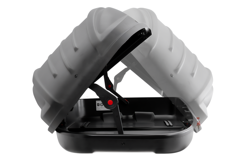 Box da tetto Inter Pack Stella 480 in kevlar nero (flexi fit G2)