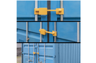 Serratura antifurto regolabile ProPlus 381341V01 per rimorchio portacontainer, da 23 a 42 cm.