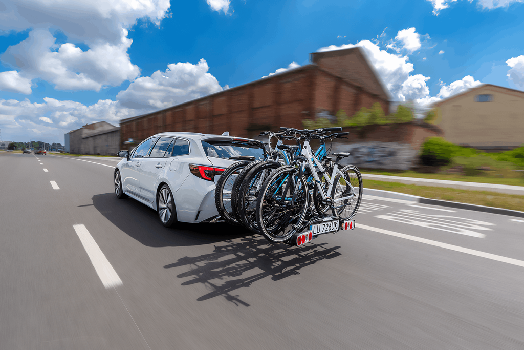 Inter Pack Quattro Fold - portabici da gancio traino per 4 biciclette