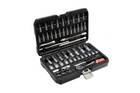 Set di utensili YATO YT-14501 da 1/4", 56 pezzi.