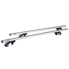 Portapacchi da tetto Eco Alubase 120 - portapacchi universale in alluminio per barre portatutto